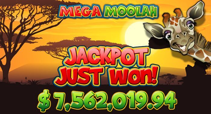 Microgaming Mega Moolah slot with Progressive Jackpot 