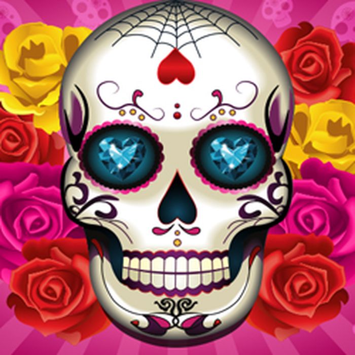 Знак разброса в форме черепа в Beautiful Bones от Microgaming