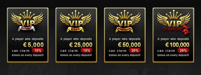 Casino bonuses for high rollers or VIP clients