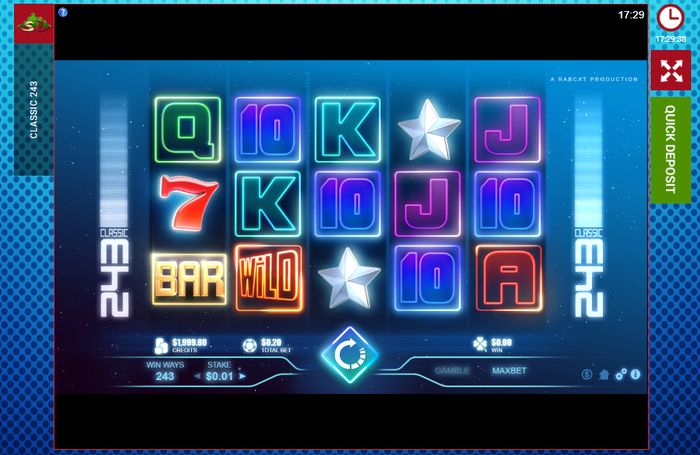 Игровой автомат Classic 243 от Microgaming