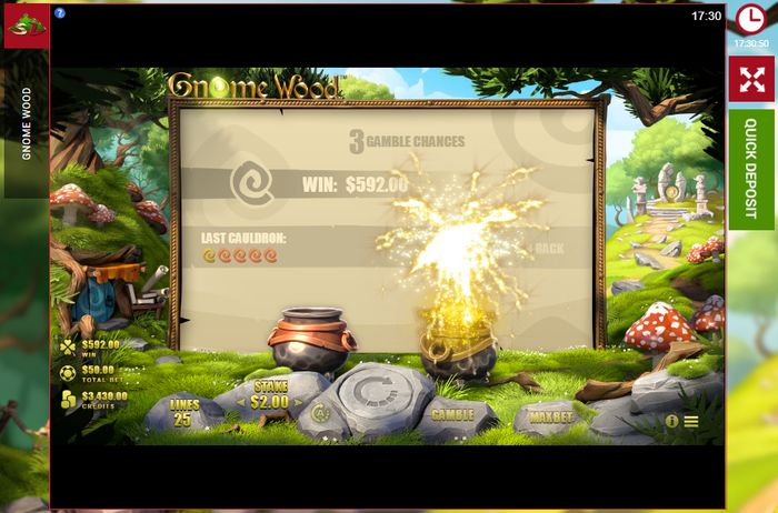 Gnome Wood gamble option