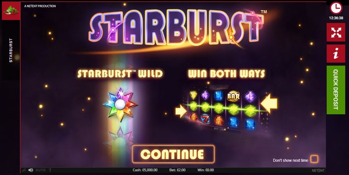 The idea and design of Starburst
