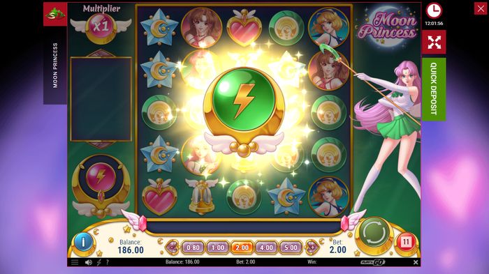 Girl Power, функция Storm в Moon Princess Play'n GO