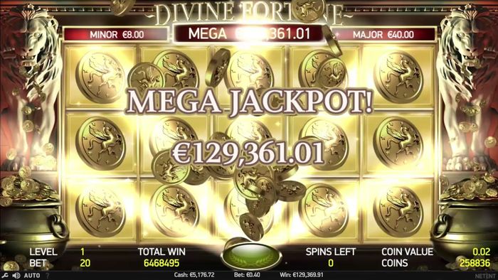 Слот Divine Fortune выдал Mega Jackpot