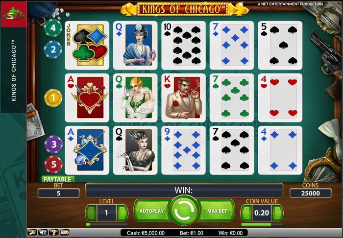 Игровой автомат NetEnt: Kings of Chicago