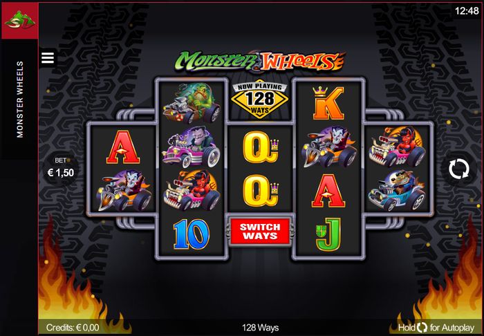 Поле 128 Ways в игре Monster Wheels