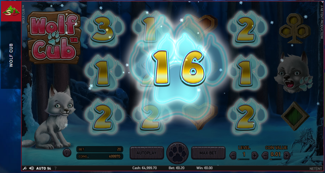 Free Spins в Wolf Cub: определено количество бесплатных вращений