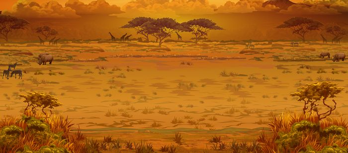 Играть в King Tusk: африканские пейзажи