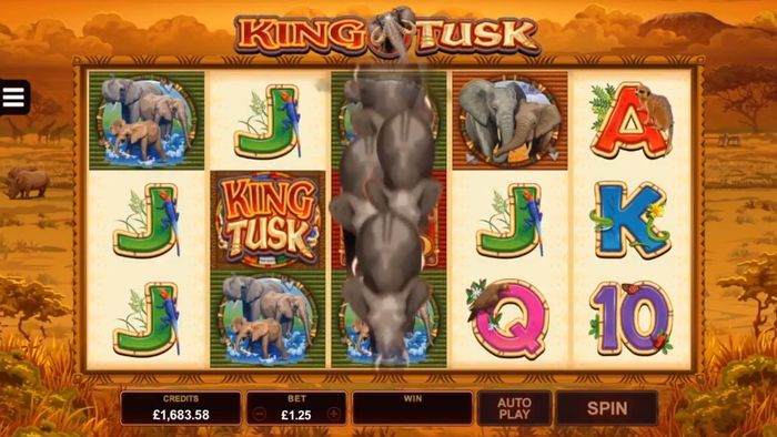 Активация Mystery Wild в King Tusk