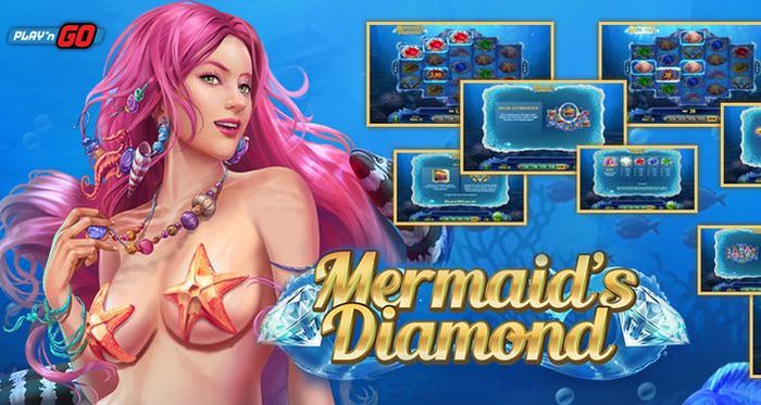 Игровое поле автомата Mermaid's Diamond