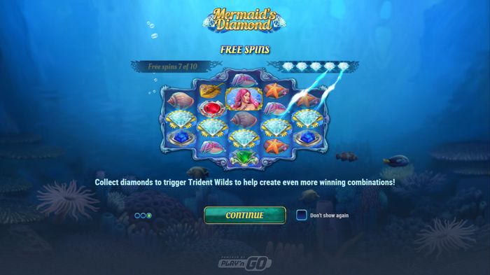 Автомат Mermaid's Diamond: коллекция бриллиантов
