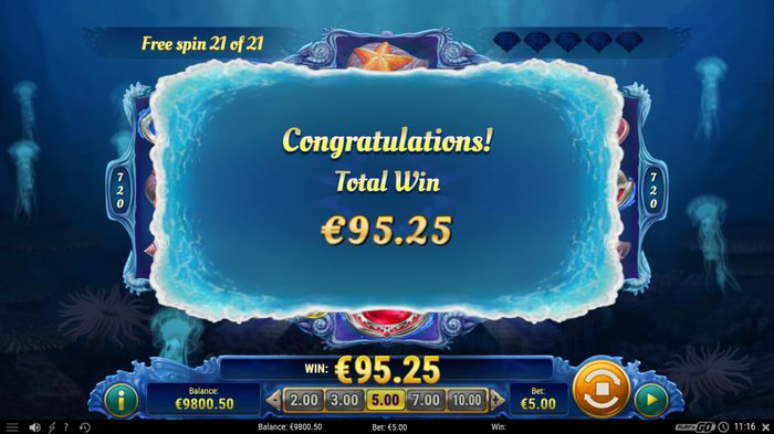 Слот Mermaid's Diamond: выигрыш в бесплатных вращениях