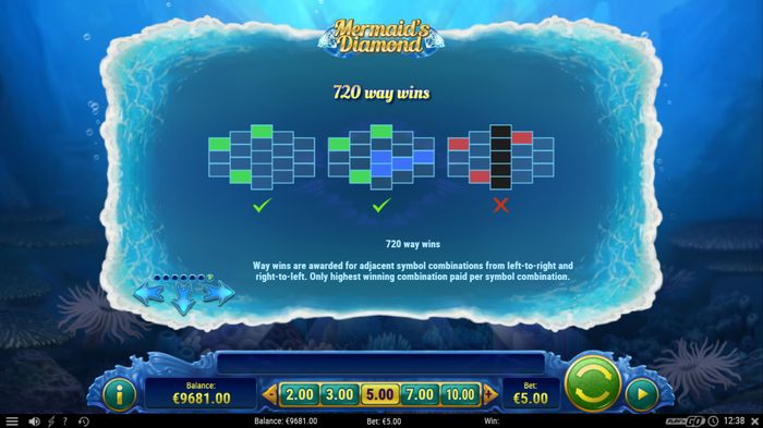 Слот Mermaid's Diamond: способы собрать комбо