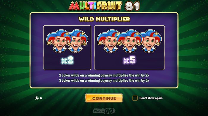 Джокер в MultiFruit 81 способен увеличивать множители