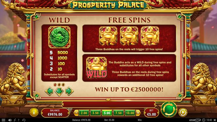 Автомат Prosperity Palace: бонусные символы