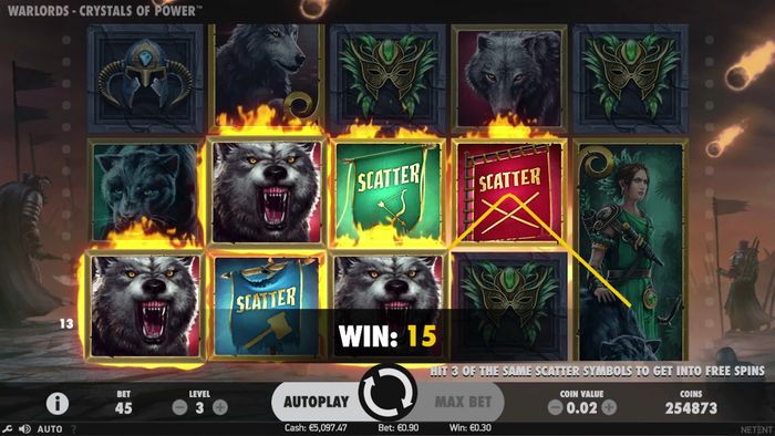 Автомат Варлордс: Battle feature