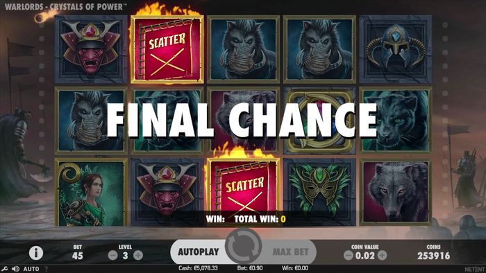 Функция последний шанс в Warlords: Crystals of Power
