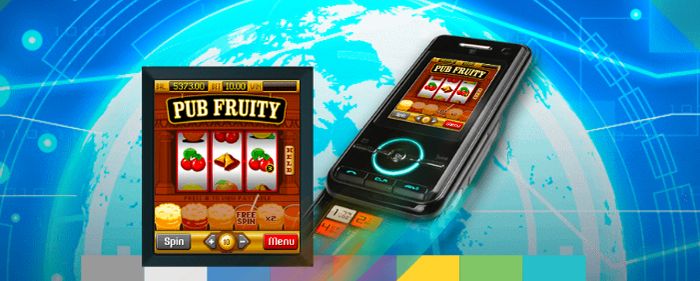 Первый мобильный автомат в мире: Pub Fruity