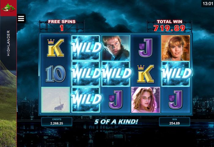 5 of a Kind в Highlander Microgaming в режиме Free Spins