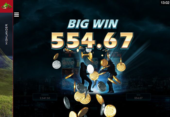 Игровой автомат Горец: размер выигрыша в Free Spins