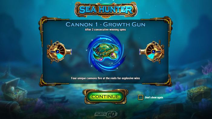 Заставка Growth Gun в слоте Sea Hunter