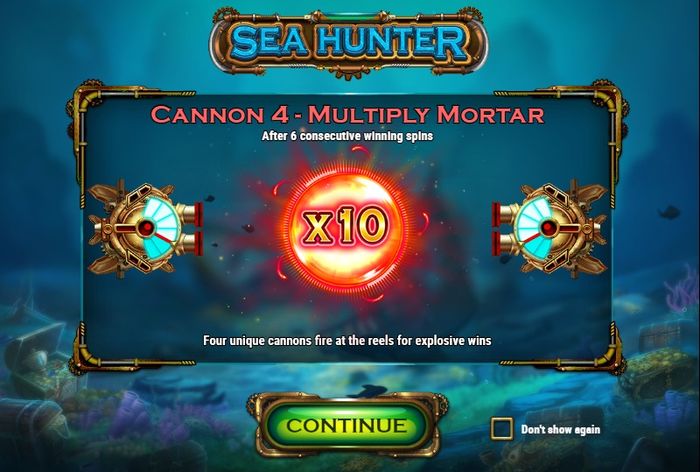Заставка Multiply Mortar в слоте Sea Hunter