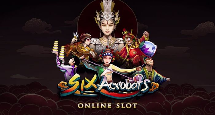 Постер автомата Six Acrobats от Microgaming
