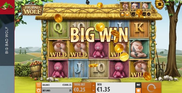 Piglets Big Bad Wolf (Quickspin)