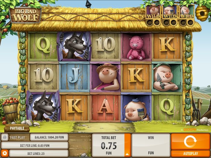 Main Screen Big Bad Wolf (Quickspin)