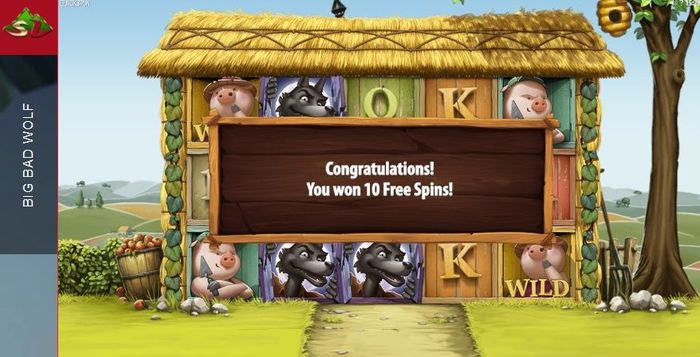 10 Free Spins Big Bad Wolf (Quickspin)