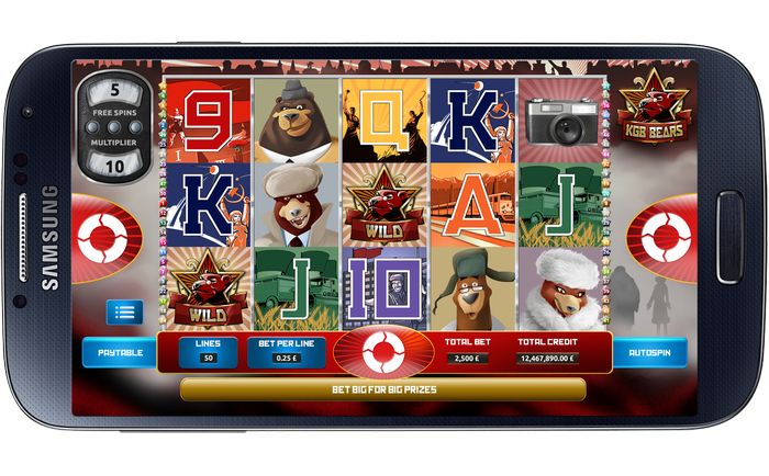 KGB Bears Leander: мобильная версия