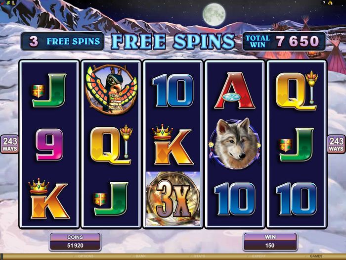 Автомат Mystic Dreams: режим Free Spins
