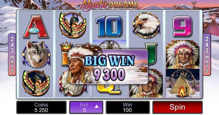 Крупный выигрыш в мобильной версии Mystic Dreams