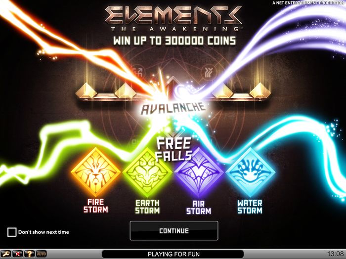 Elements: The Awakening types of free spins