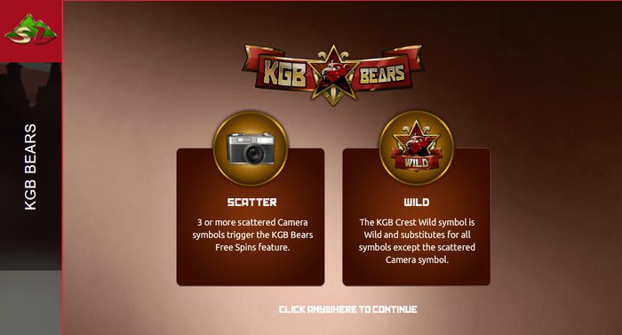 Автомат KGB Bears: скаттер и дикий символ