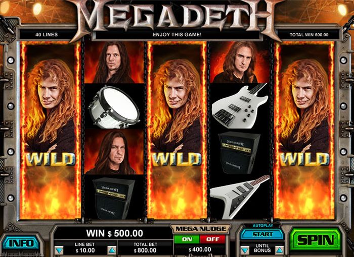 Слоты LeGa: Megadeth