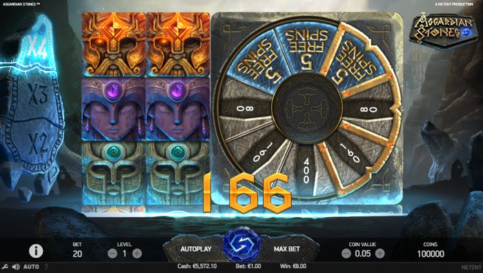 Играть в Asgardian Stones: появилось колесо Bonus Wheel