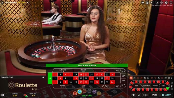 Французская Evolution Live Roulette