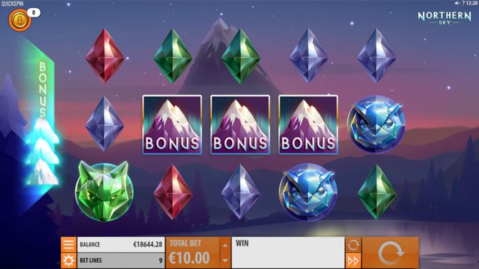 Слот Northern Sky: Free spins