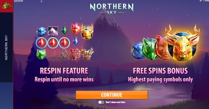 Игровой автомат Northern Sky: основные фишки