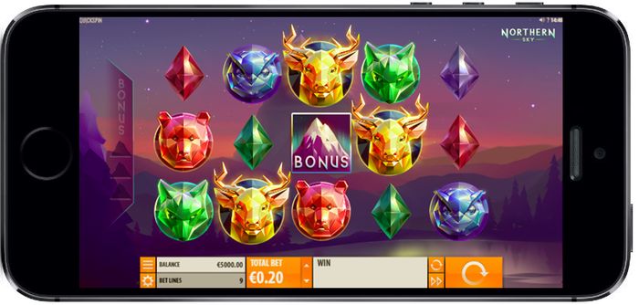 Играть в Northern Sky с мобильного устройства