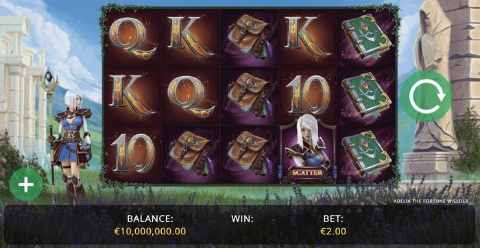 Слот Adelia: The Fortune Wielder: игровое поле