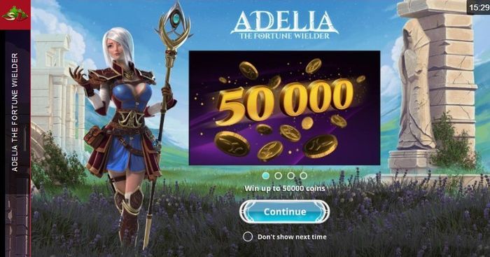 Игровой автомат Adelia: The Fortune Wielder выдаст до 50 000 монет