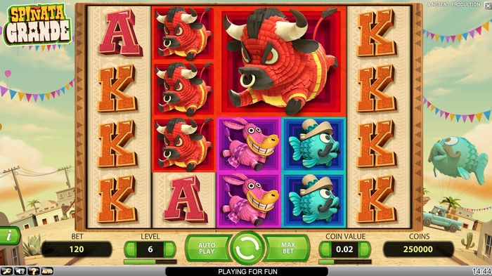 Spinata Grande Slot: Main Game