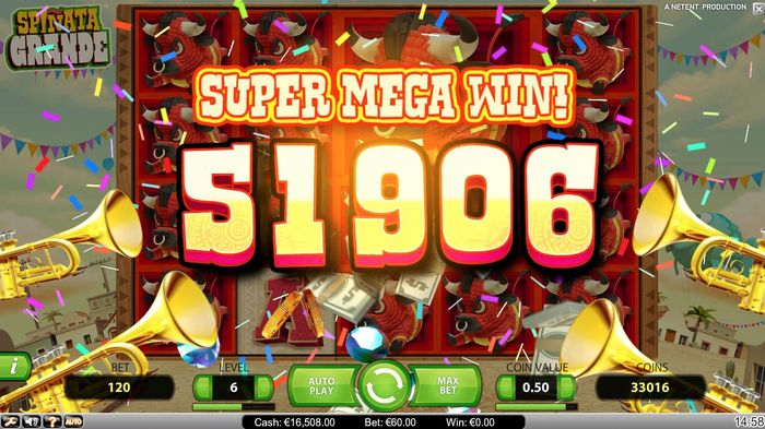 Spinata Grande slot: super mega win