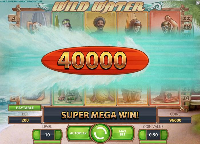 Слот Wild Water выдал мега выигрыш