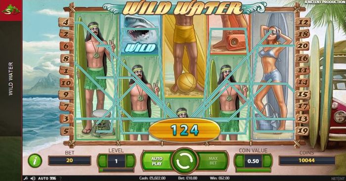 Слот Wild Water от NetEnt: как складываются комбинации