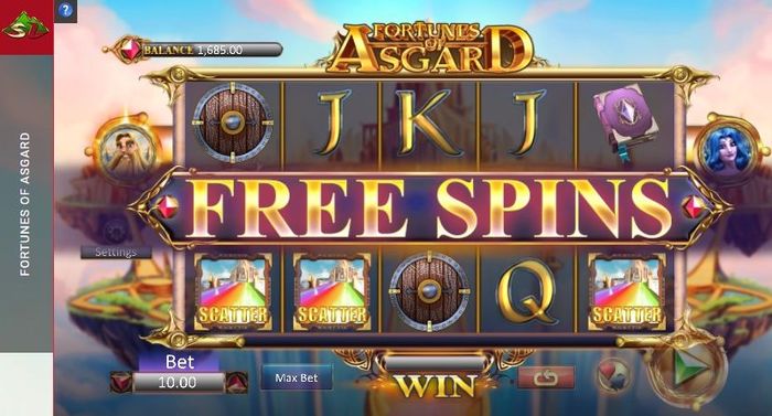 Fortunes of Asgard Slot: scatters