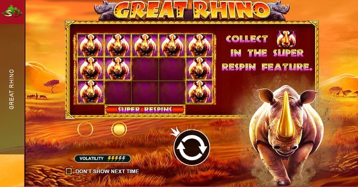Игровой автомат Great Rhino: джекпоты