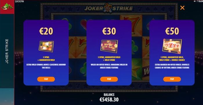Joker Strike slot: Hi Roller